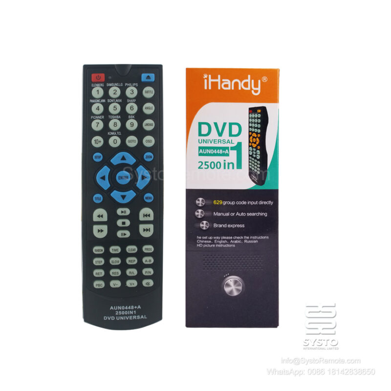 DVD all 2500 in 1 IR Infrared Remote P004828 For household DVD