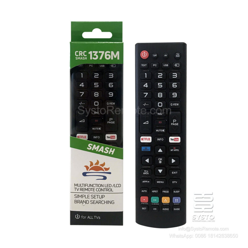 TV all in 1 IR Infrared Remote P020307 For main TV television