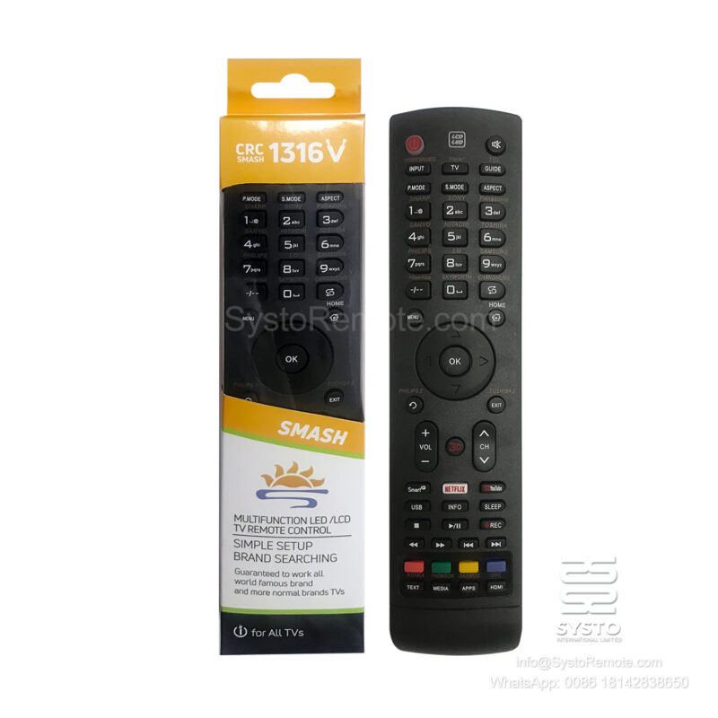 TV all in 1 IR Infrared Remote P020531 For main TV television